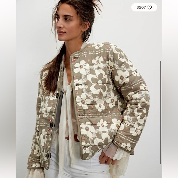 We The Free Zazu Floral Bomber Jacket